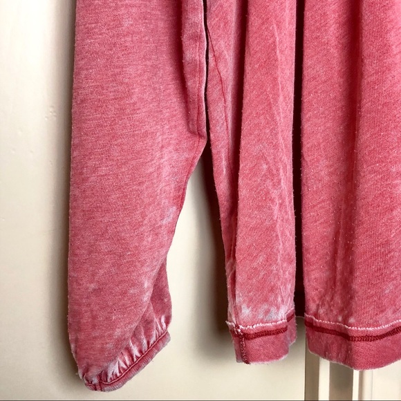 Free People Acadia Henley Shirt Oversized Drapey - Picture 6 of 8